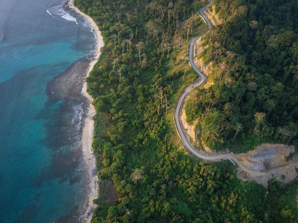 Natural valleys and surroundings of Swaraj Dweep Island