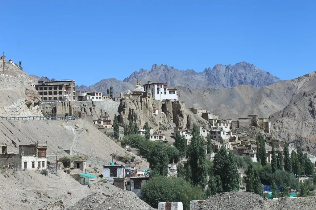 Natural valleys and surroundings of Pangong Lake