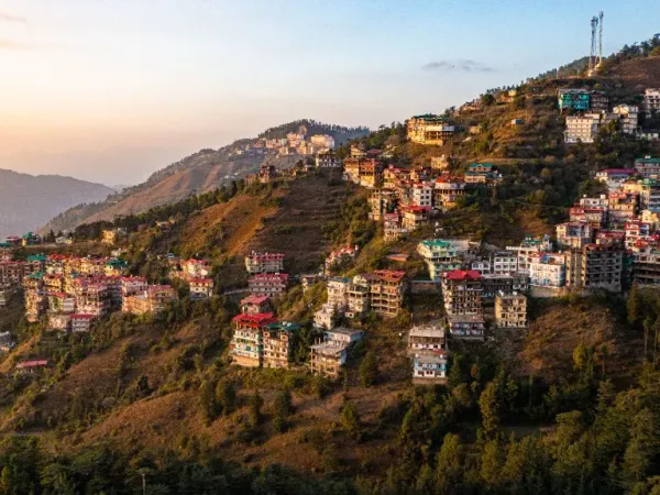Colonial architecture and vibrant streets in Shimla