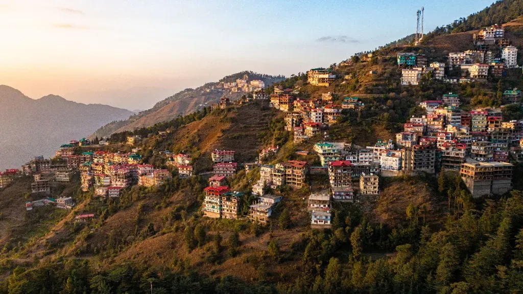 Colonial architecture and vibrant streets in Shimla